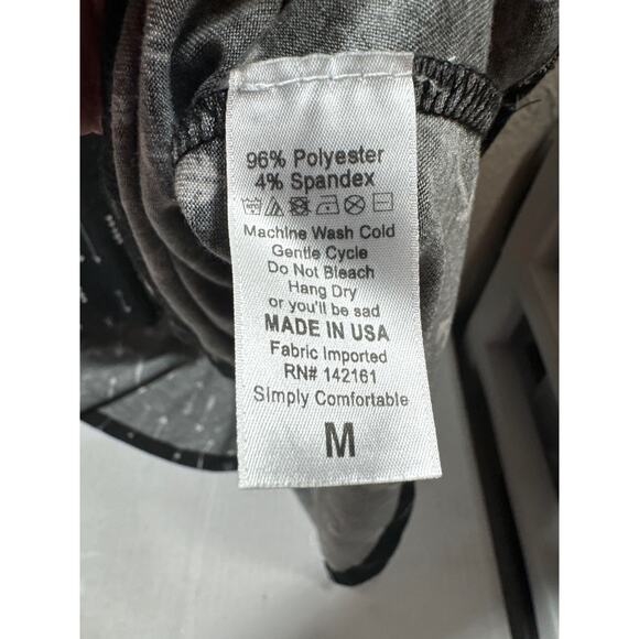 LuLaRoe Short Sleeve Round Neck Carly Stretch Swing Dress Arrows Size Medium - Picture 4 of 6